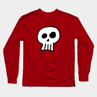 Hamlet Skull Design Long Sleeve T-Shirt